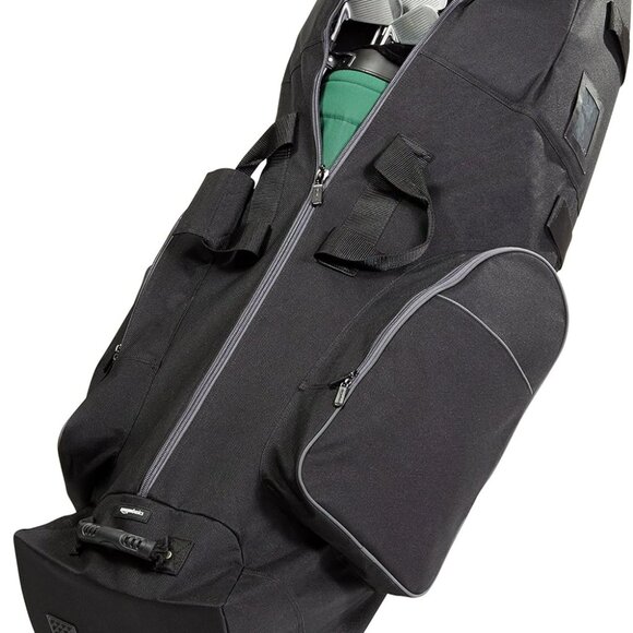 NEW Amazon Basics Soft-Sided Foldable Golf Travel Bag - Black - Picture 5 of 7